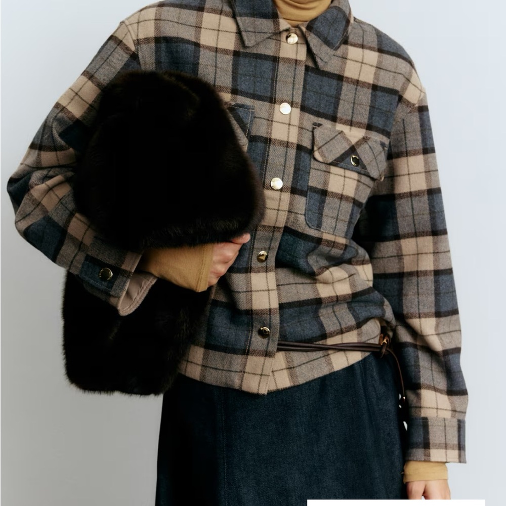 Plaid Oversized Shacket